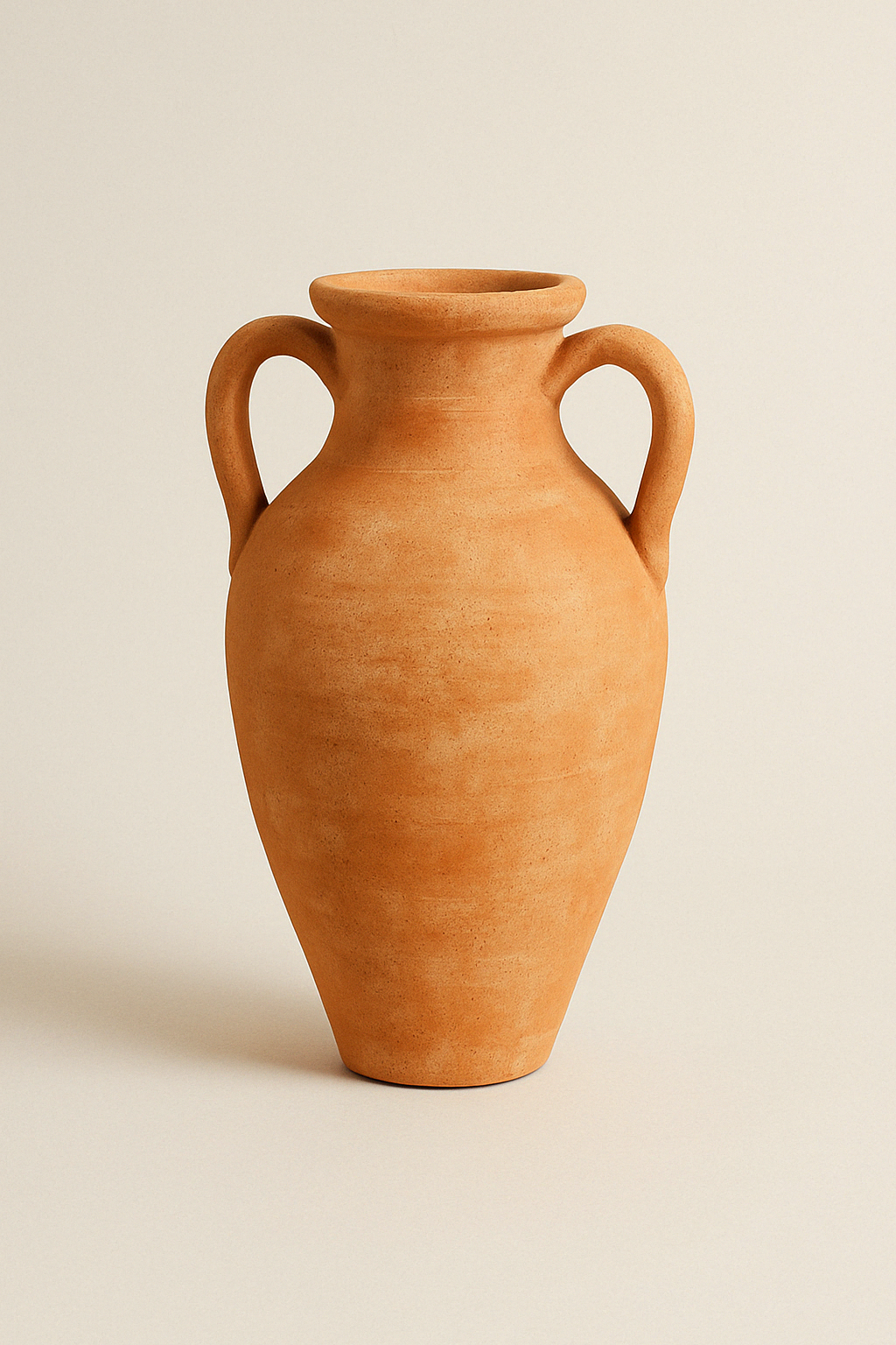 Ánfora de barro mediterránea
